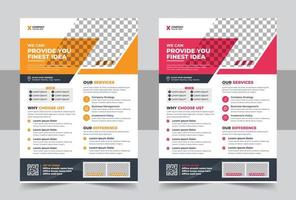 entreprise entreprise flyer affiche brochure brochure couverture conception mise en page fond vecteur