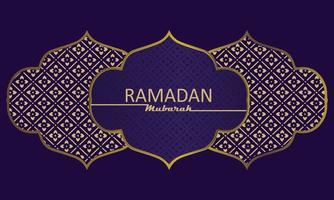 élégant Bienvenue Ramadan mubarak vecteur