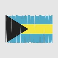 vecteur de drapeau des Bahamas