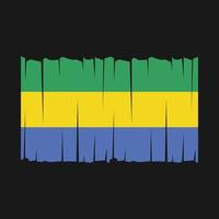 vecteur de drapeau gabon