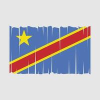 vecteur de drapeau de la république congo