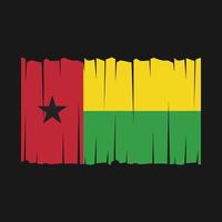 vecteur de drapeau de guinée bissau