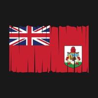 vecteur de drapeau des Bermudes