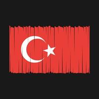 vecteur de drapeau de turquie