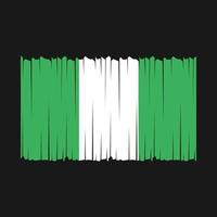 vecteur de drapeau du nigeria