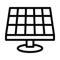 conception d'icône de panneau solaire vecteur