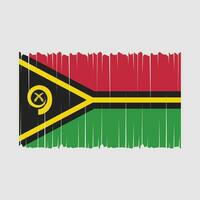 Vanuatu drapeau vecteur illustration