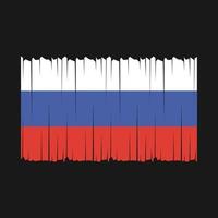 Russie drapeau vecteur illustration