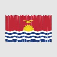 Kiribati drapeau vecteur illustration