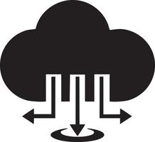 Télécharger icône symbole image vecteur. illustration de le vers le bas charge conception. eps dix vecteur