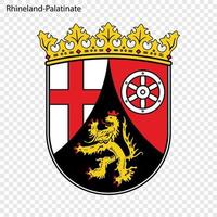 emblème du schleswig-holstein, province d'allemagne vecteur
