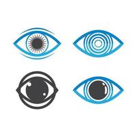 ensemble d & # 39; images de logo de soins oculaires