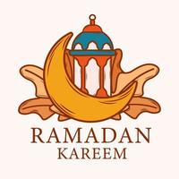 Publier Ramadan kareem social médias conception vecteur