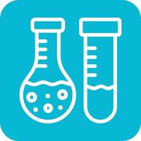 illustration de conception d'icône de vecteur de test de laboratoire