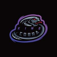 création de logo de cobra royal vecteur