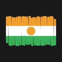 vecteur de drapeau du niger