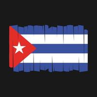 vecteur de drapeau de cuba