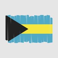 vecteur de drapeau des Bahamas