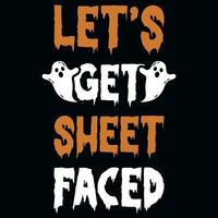 content Halloween 31 octobre citrouille pimenter sorcières huer typographique T-shirt conception vecteur