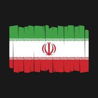 vecteur de drapeau iranien