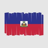 vecteur de drapeau d'Haïti