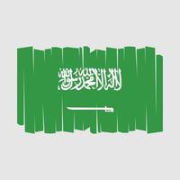 vecteur de drapeau d'arabie saoudite