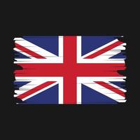 illustration du drapeau britannique vecteur