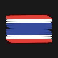 Thaïlande drapeau illustration vecteur