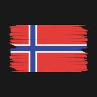 Norvège drapeau illustration vecteur