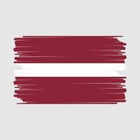 illustration du drapeau de la lettonie vecteur