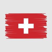 illustration du drapeau suisse vecteur