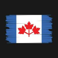 illustration du drapeau canadien vecteur