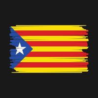 Catalogne drapeau illustration vecteur