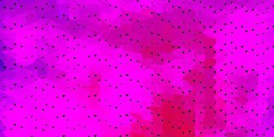 fond d'écran mosaïque triangle vecteur violet foncé, rose.