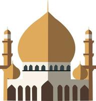 islamique mosquée icône vecteur