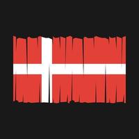 vecteur de drapeau du Danemark