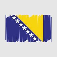 Bosnie drapeau vecteur illustration