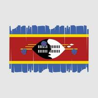 Swaziland drapeau vecteur illustration