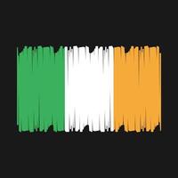 Irlande drapeau vecteur illustration