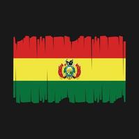 Bolivie drapeau vecteur illustration