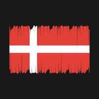 drapeau danemark illustration vectorielle vecteur