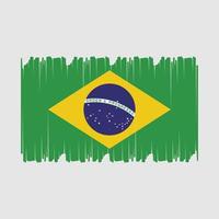 drapeau du brésil illustration vectorielle vecteur
