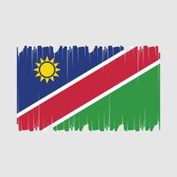 Namibie drapeau vecteur illustration