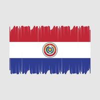 paraguay drapeau vecteur illustration