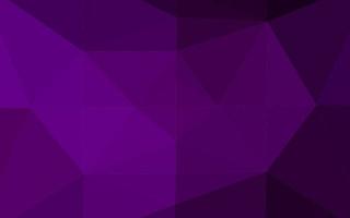 mise en page low poly vecteur violet foncé.