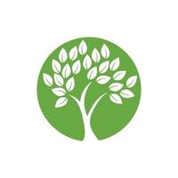 logos de l'écologie des feuilles d'arbre vert vecteur