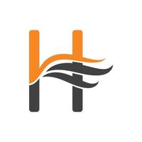 h lettre logo icône illustration vecteur