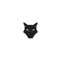 modèle de logo de loup vecteur