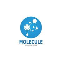 molécule logo vecteur modèle illustration