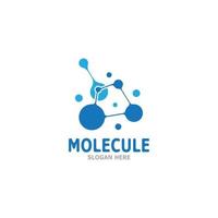 molécule logo vecteur modèle illustration